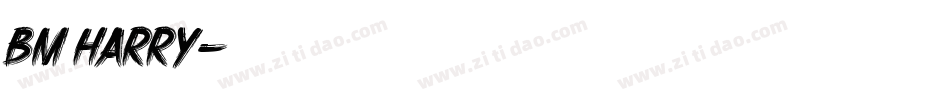 BM harry字体转换